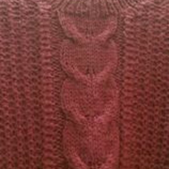 Handmade in Peru 100% Alpaca  Wool Magenta Sweater for Women - Size M - Picture 2 of 6